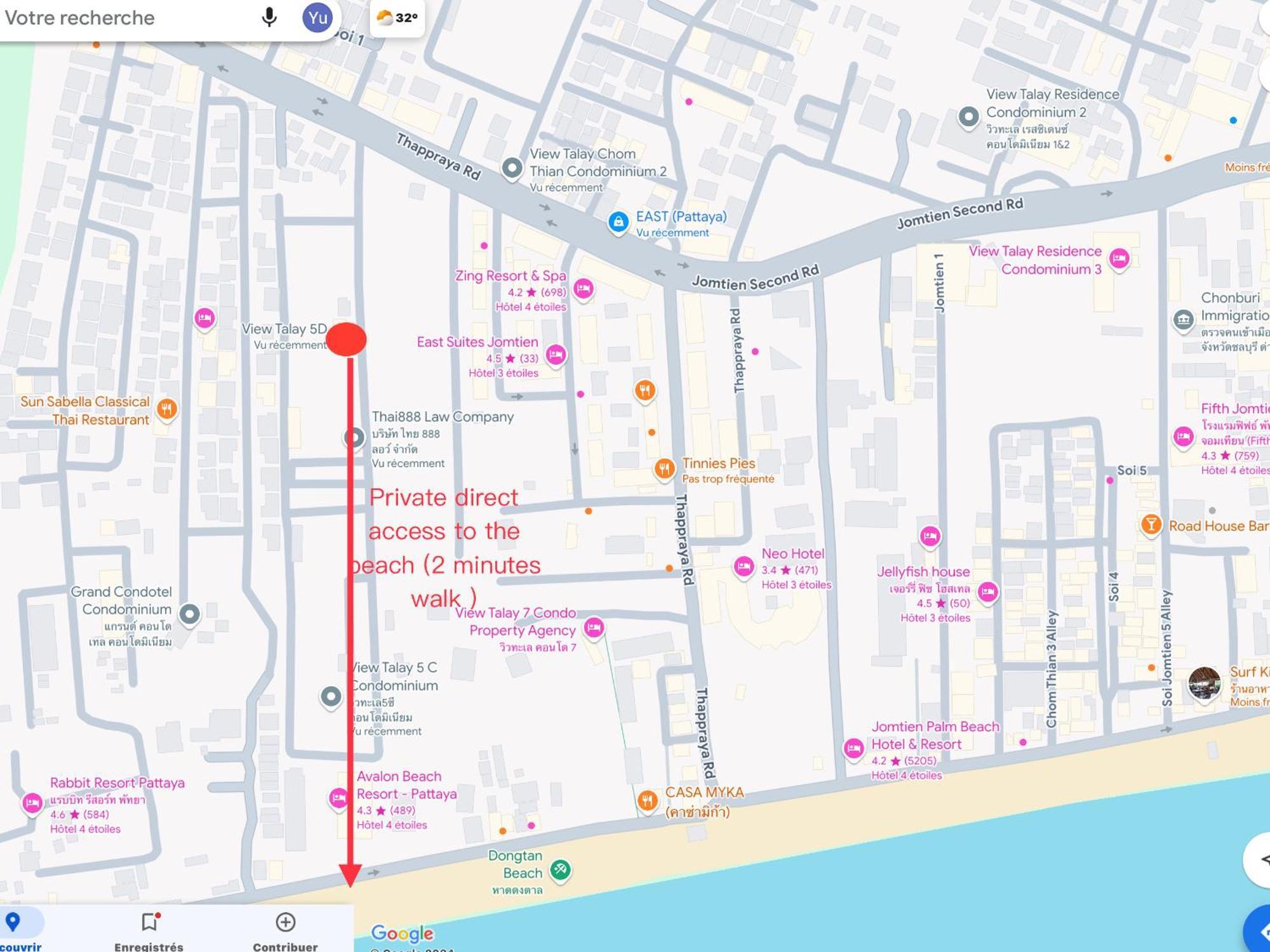 Apartemen Viewtalay 5d Koh Larn Island View Pattaya